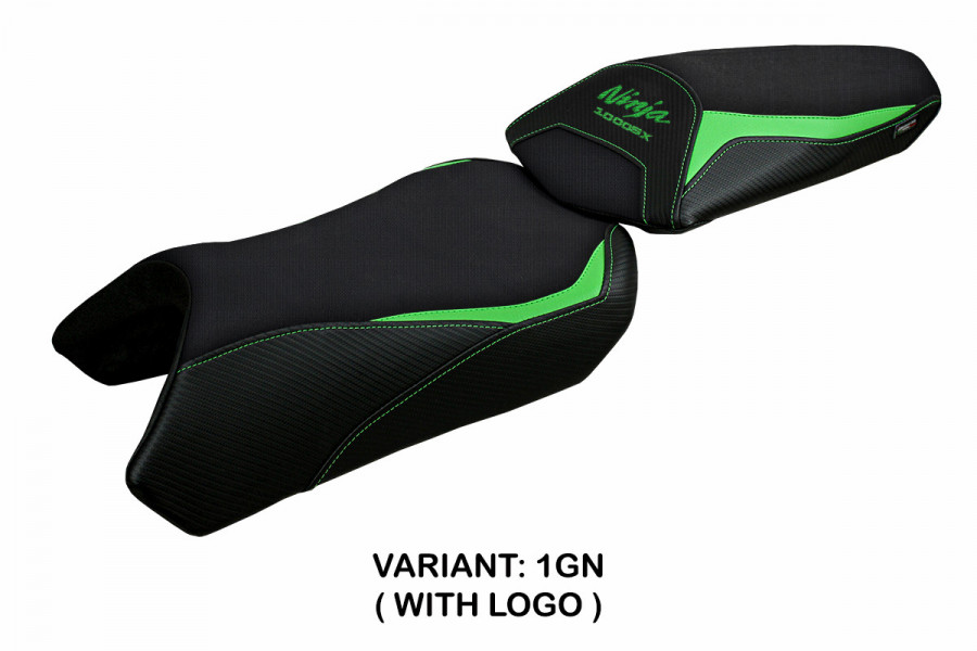 Funda de asiento compatible con Kawasaki Ninja 1000 SX (20-22) modelo Arusha