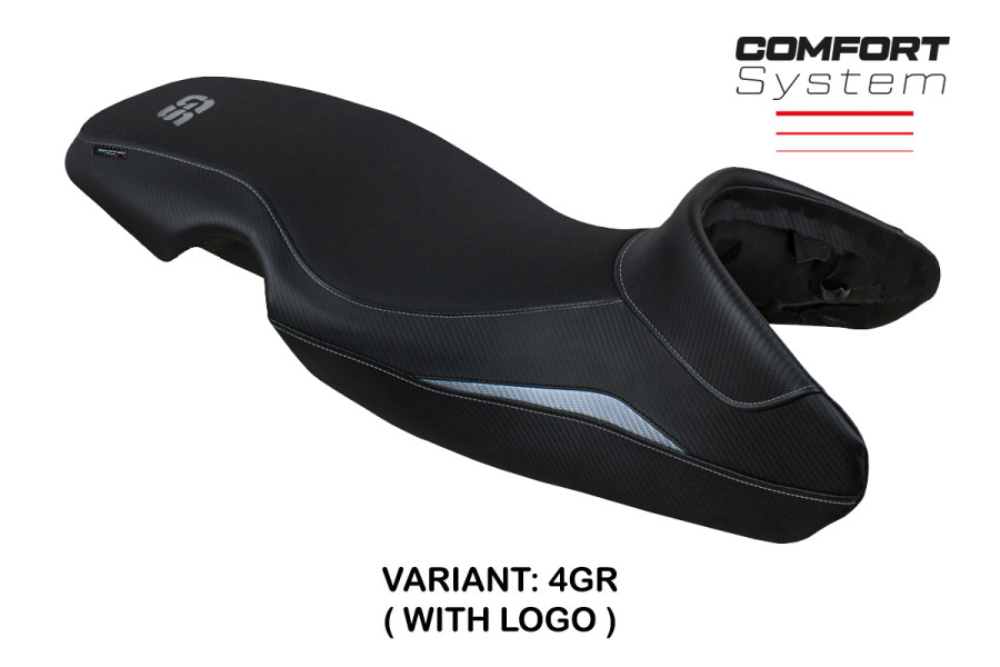 Funda de asiento compatible BMW F 650 GS (00-07) modelo Mogan comfort system