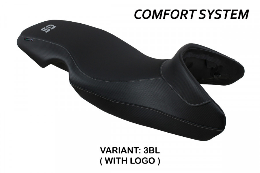 Funda de asiento compatible BMW G 650 GS (10-16) modelo Tauro comfort system