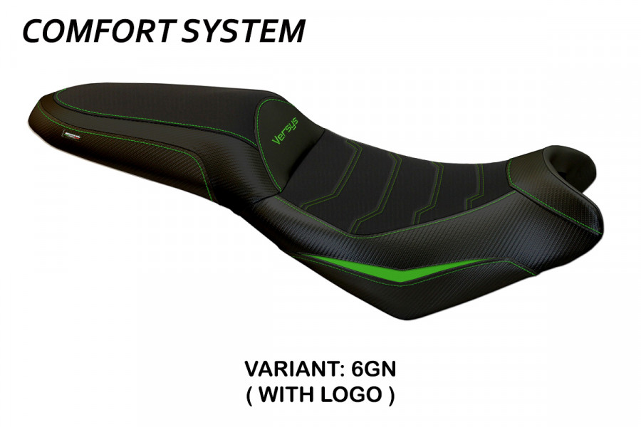 Rivestimento sella compatibile Kawasaki Versys 650 (07-22) modello Nasir comfort system