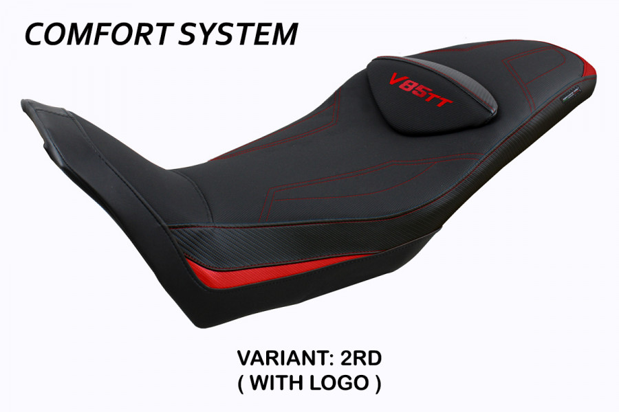 Funda de asiento compatible Moto Guzzi V85 TT (19-22) modelo Everett comfort system