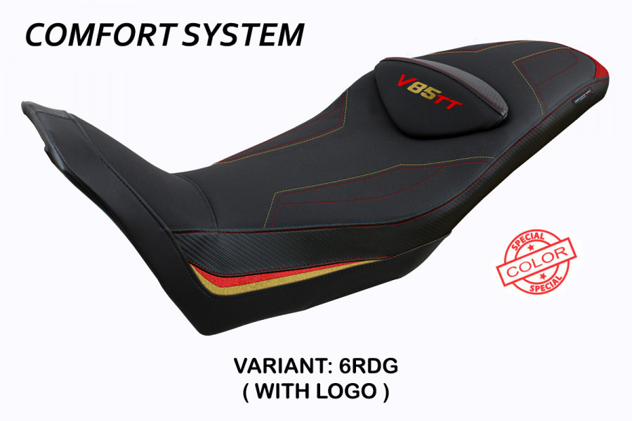 Seat cover compatible Moto Guzzi V85 TT (19-22) Everett comfort system model