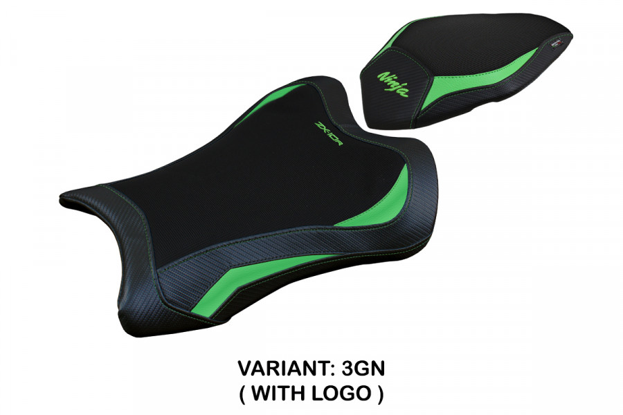 Funda de asiento compatible con Kawasaki Ninja ZX 10 R (21-22) modelo Dexter