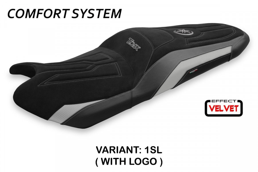 Sitzbezug kompatibel Yamaha T-Max (17-20) Modell Scrutari 2 velvet comfort system