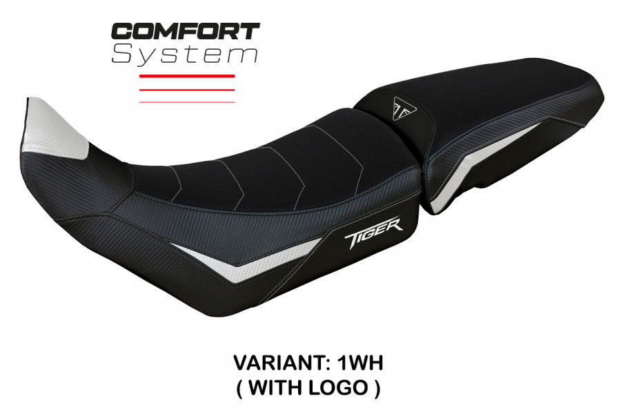 Funda de asiento compatible con Triumph Tiger 900 (20-22) modelo Dover Comfort System