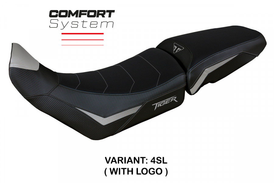 Funda de asiento compatible con Triumph Tiger 900 (20-22) modelo Dover Comfort System