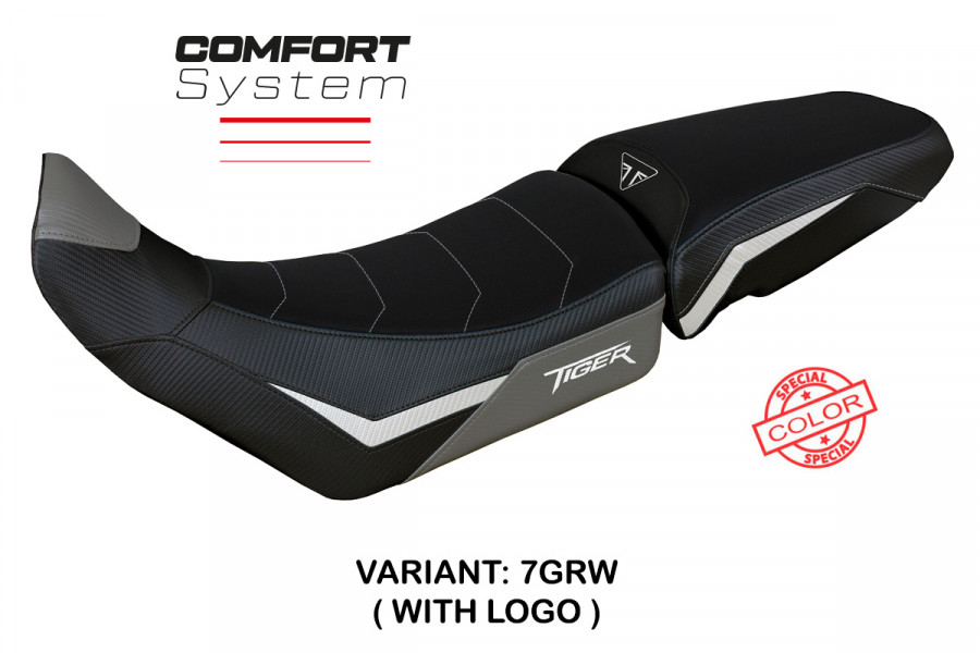 Funda de asiento compatible con Triumph Tiger 900 (20-22) modelo Dover Comfort System