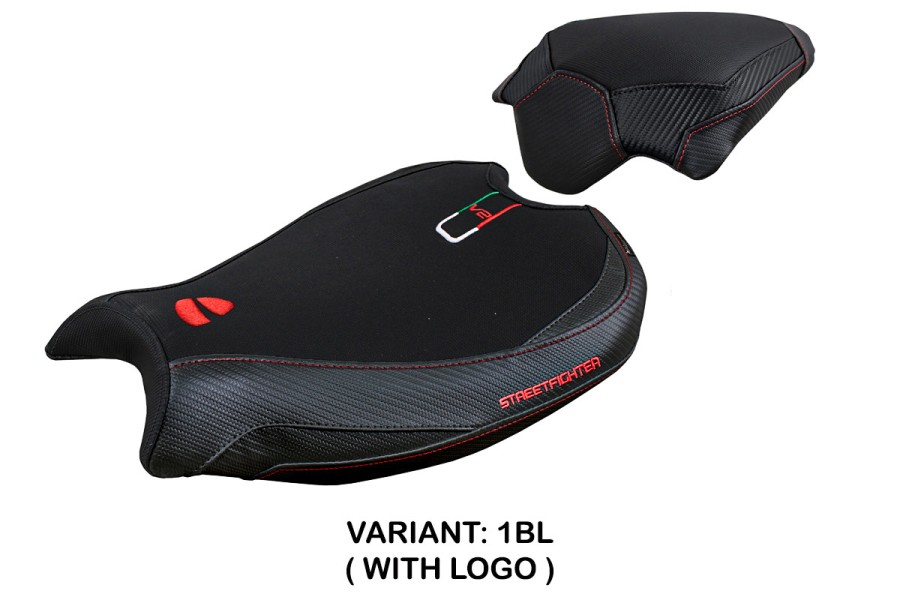 Funda de asiento compatible con Ducati Streetfighter V2 (2022) modelo Mina