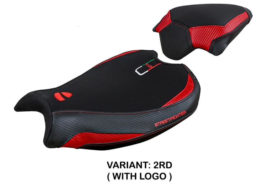 Housse de selle compatible Ducati Streetfighter V2 (2022) modèle Mina