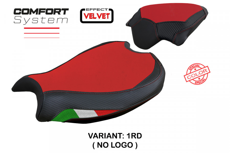 Funda de asiento compatible con Ducati Streetfighter V2 (2022) modelo Mina velvet comfort system