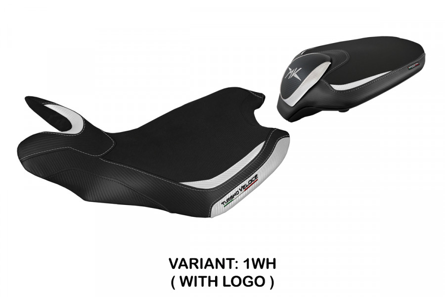 Funda de asiento compatible con MV Agusta Turismo Veloce (14-20) modelo Sahara