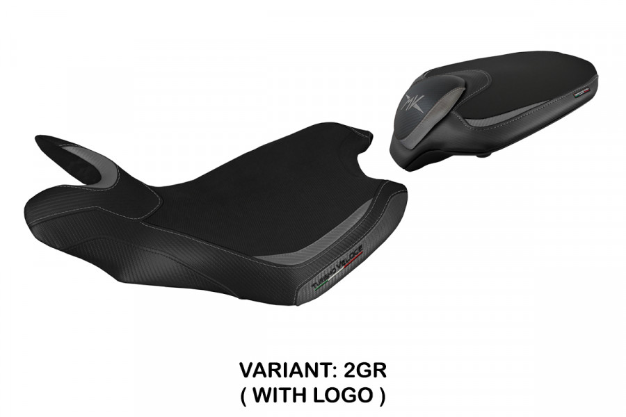 Funda de asiento compatible con MV Agusta Turismo Veloce (14-20) modelo Sahara