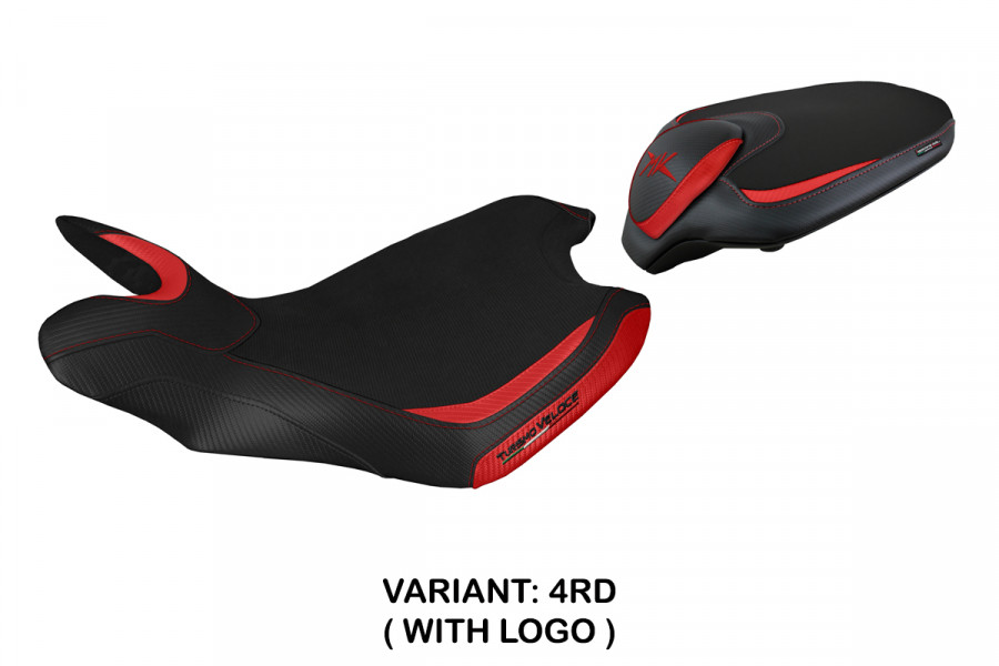 Housse de selle compatible MV Agusta Turismo Veloce (14-20) modèle Sahara