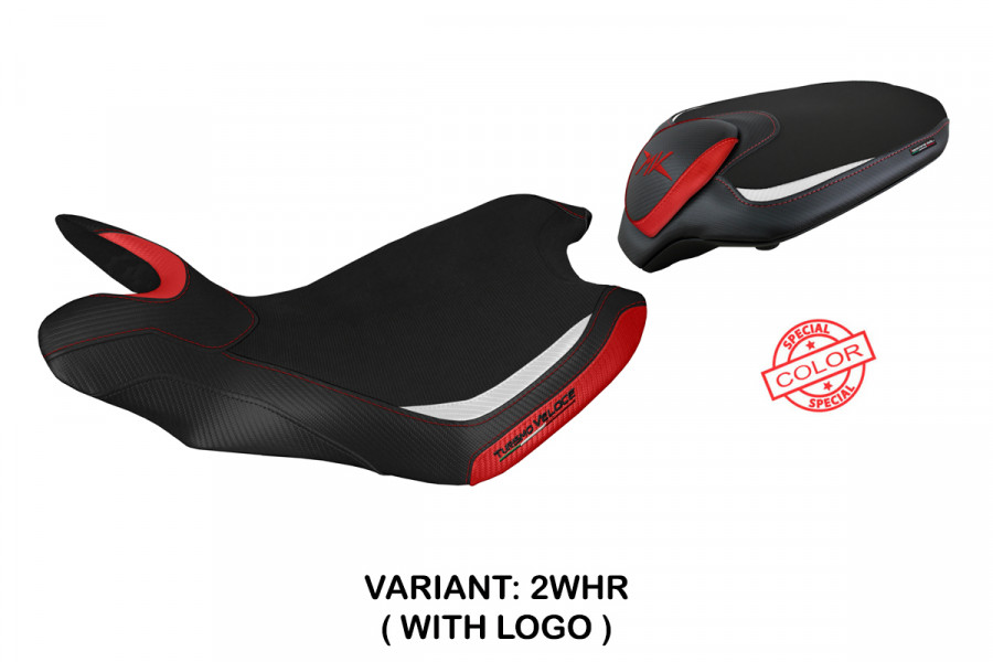 Funda de asiento compatible con MV Agusta Turismo Veloce (14-20) modelo Sahara special color