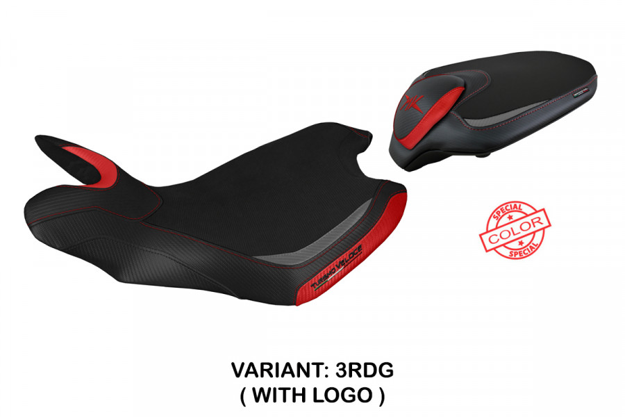 Funda de asiento compatible con MV Agusta Turismo Veloce (14-20) modelo Sahara special color