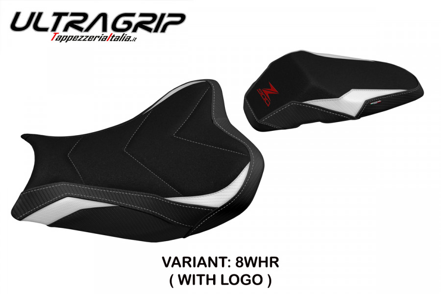 Funda de asiento compatible con Kawasaki Z 900 (17-22) modelo Shara 1 ultragrip