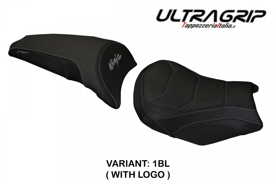 Funda de asiento compatible con Kawasaki Ninja 650 (17-22) modelo Sihu ultragrip