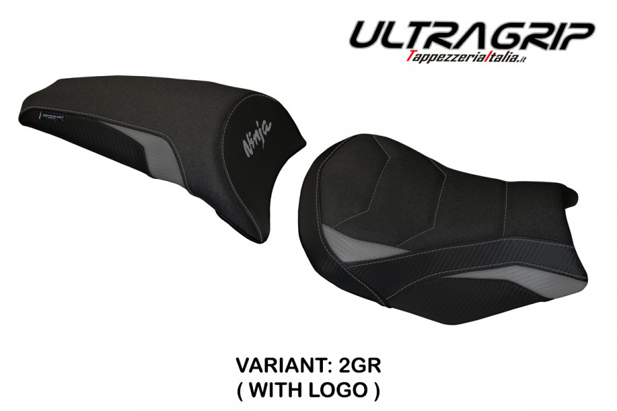 Funda de asiento compatible con Kawasaki Ninja 650 (17-22) modelo Sihu ultragrip