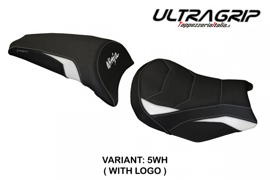 Funda de asiento compatible con Kawasaki Ninja 650 (17-22) modelo Sihu ultragrip