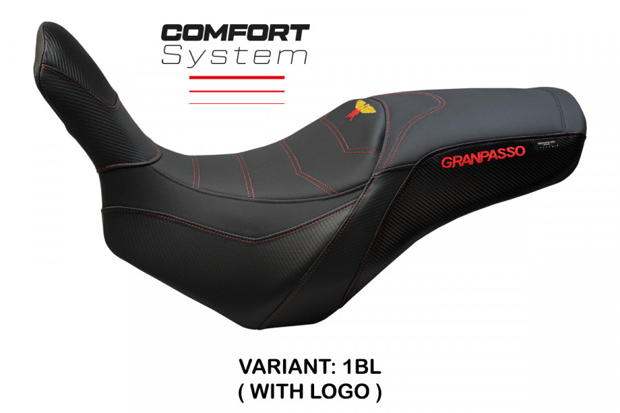 Funda de asiento compatible Moto Morini Granpasso (08-20) modelo Moss comfort system