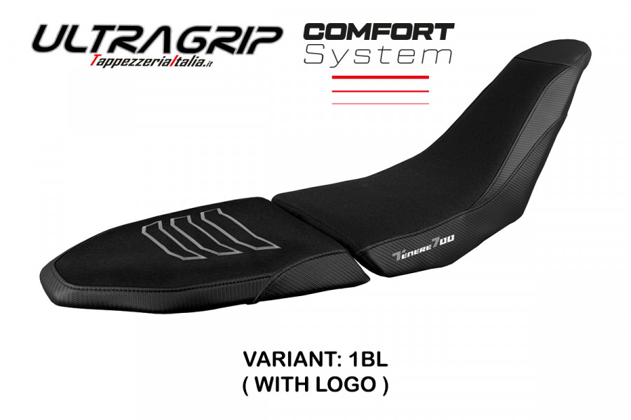 Housse de selle compatible Yamaha Tenere 700 Raid (2022) modèle Akita ultragrip comfort system