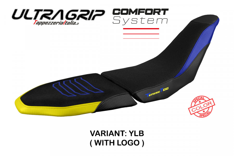 Housse de selle compatible Yamaha Tenere 700 Raid (2022) modèle Akita ultragrip comfort system