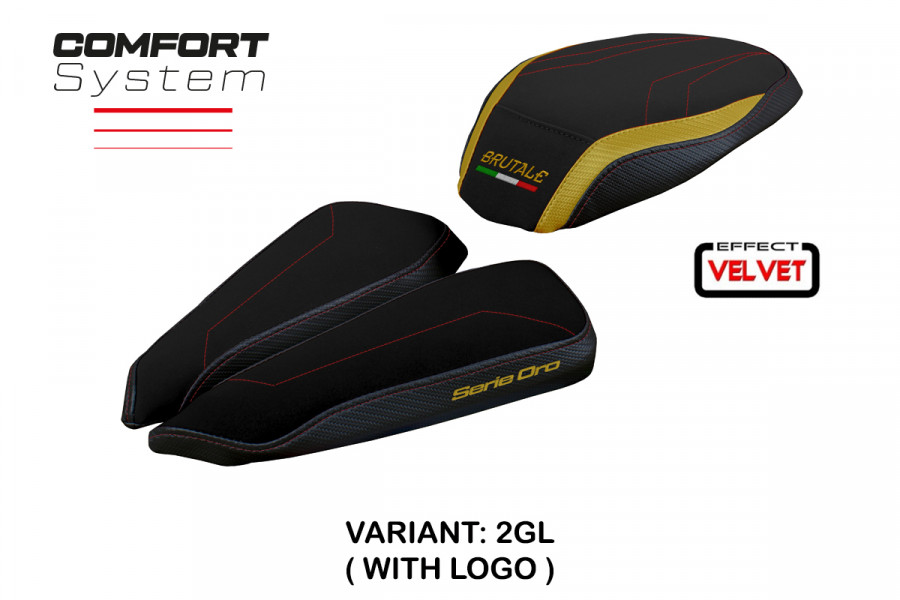 Seat cover compatible MV Agusta Brutale 1000 RR (20-22) Adai velvet comfort system model