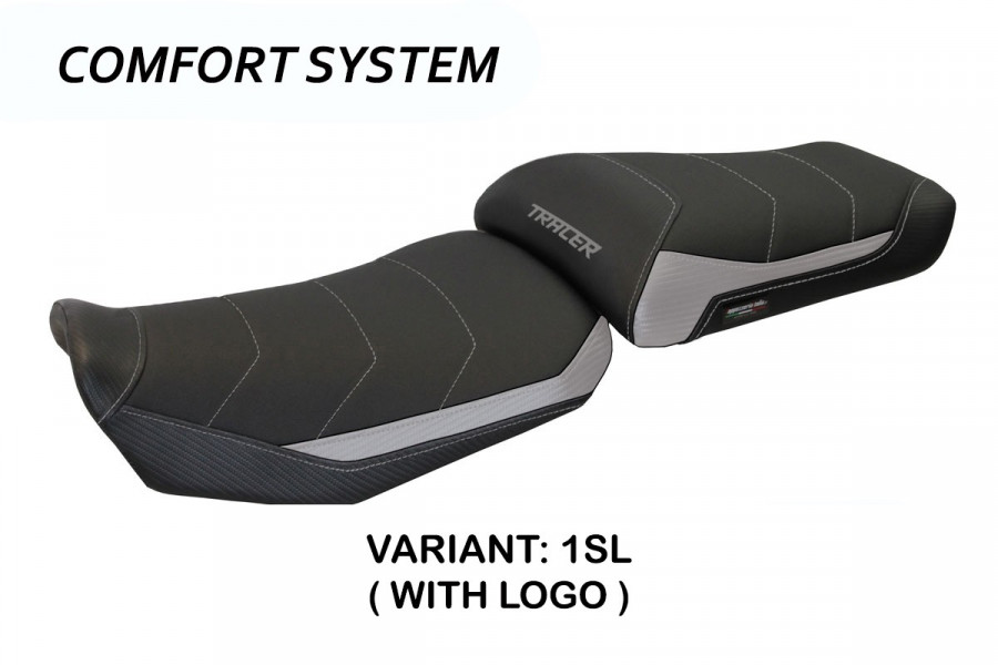 Funda de asiento compatible con Yamaha Tracer 900 (15-17) modelo Rapallo 1 comfort system