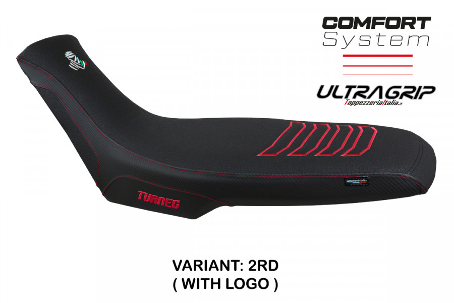 Housse de selle compatible Aprilia Tuareg 660 (21-22) modèle Boras comfort system