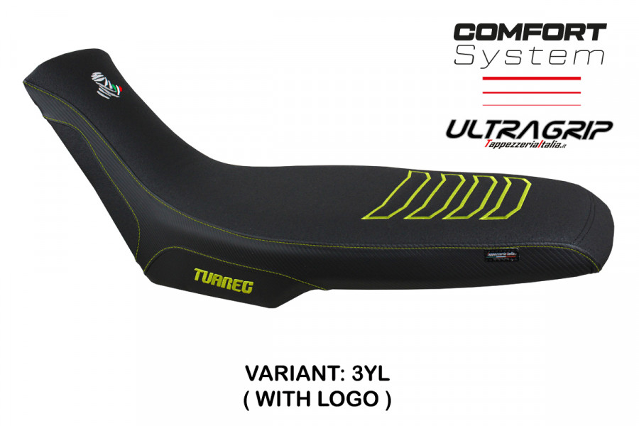 Funda de asiento compatible con Aprilia Tuareg 660 (21-22) modelo Boras Comfort System