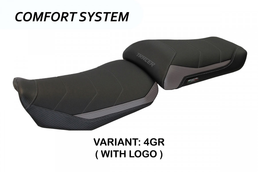 Funda de asiento compatible con Yamaha Tracer 900 (15-17) modelo Rapallo 1 comfort system