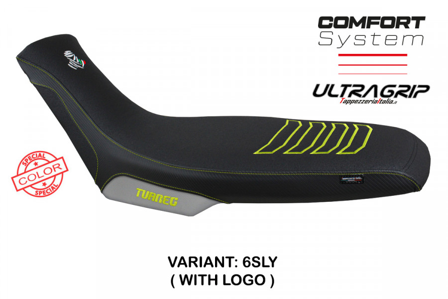 Housse de selle compatible Aprilia Tuareg 660 (21-22) modèle Boras special color comfort system