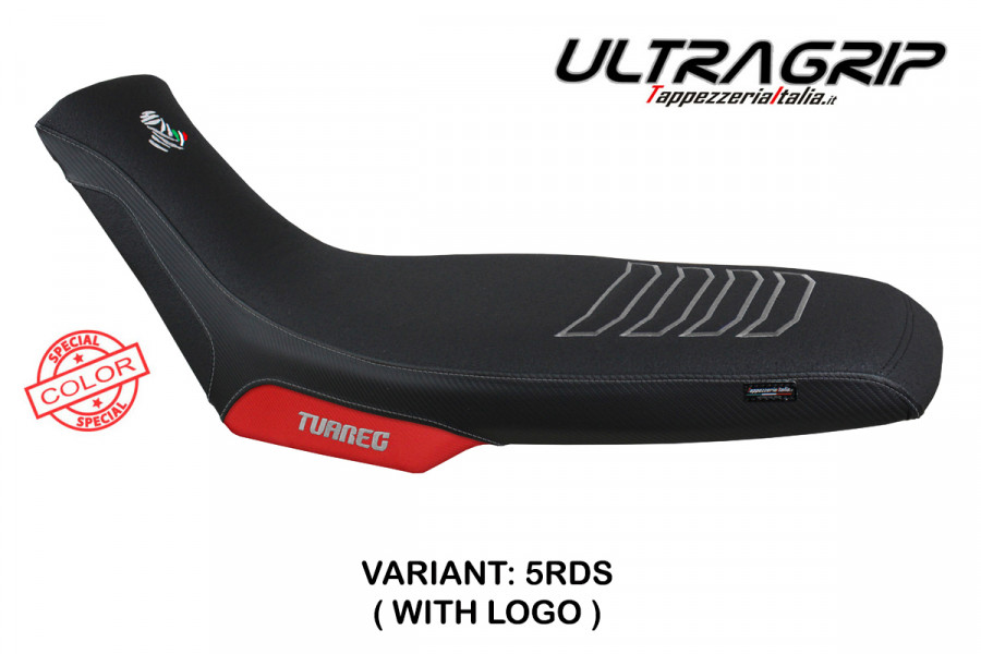 Funda de asiento compatible con Aprilia Tuareg 660 (21-22) modelo Boras Special Color Ultragrip