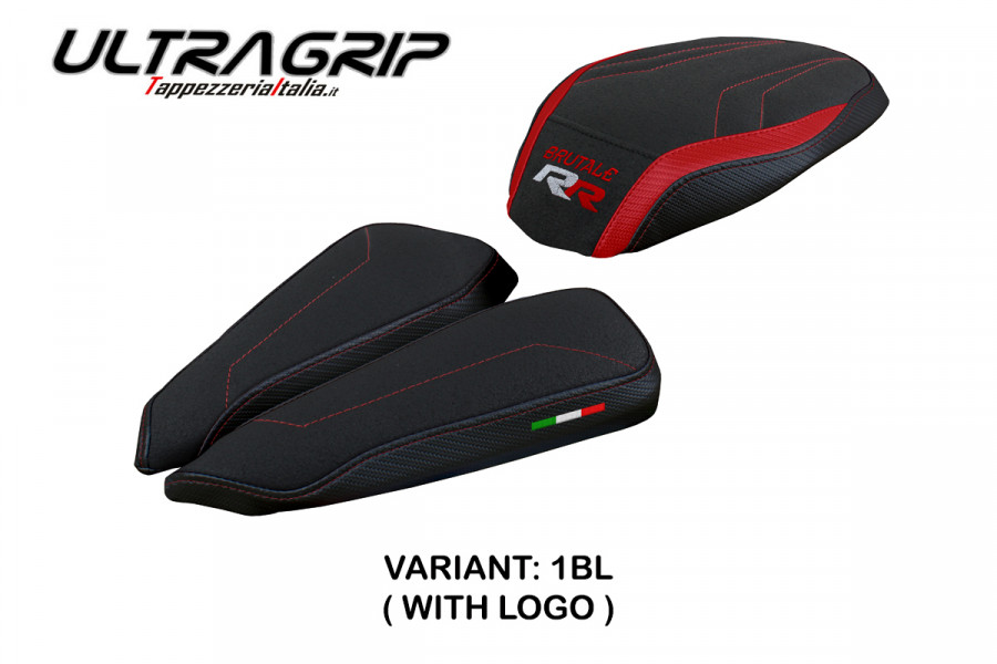 Funda de asiento compatible con MV Agusta Brutale 1000 RR (20-22) modelo Meilan ultragrip