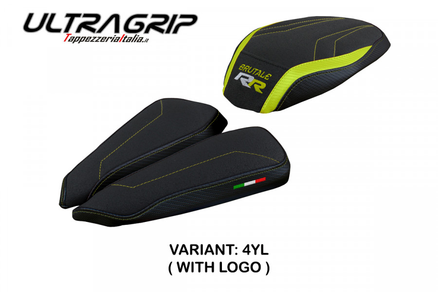 Funda de asiento compatible con MV Agusta Brutale 1000 RR (20-22) modelo Meilan ultragrip