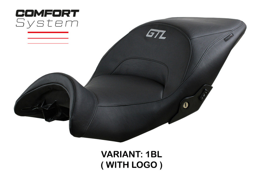 Funda de asiento compatible BMW K 1600 GTL (10-22) modelo Lithia comfort system