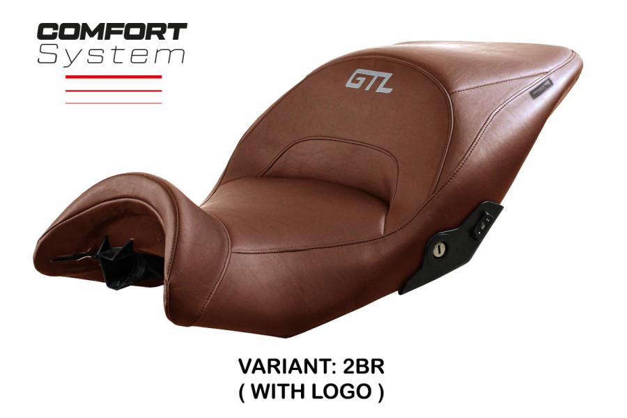 Funda de asiento compatible BMW K 1600 GTL (10-22) modelo Lithia comfort system