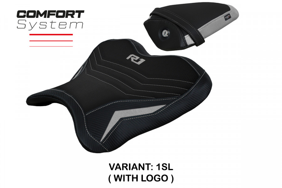 Funda de asiento compatible con Yamaha R1 (15-22) modelo Kagran comfort system