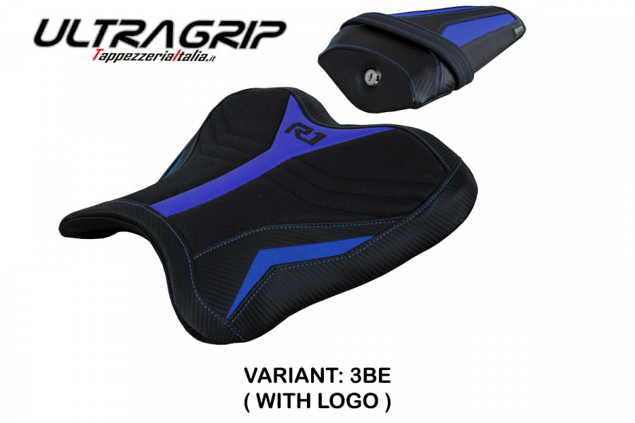 Funda de asiento compatible con Yamaha R1 (15-22) modelo Kagran ultragrip