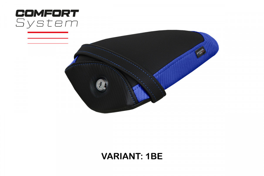 Funda de asiento de pasajero compatible con Yamaha R1M (15-22) modelo Neubau comfort system