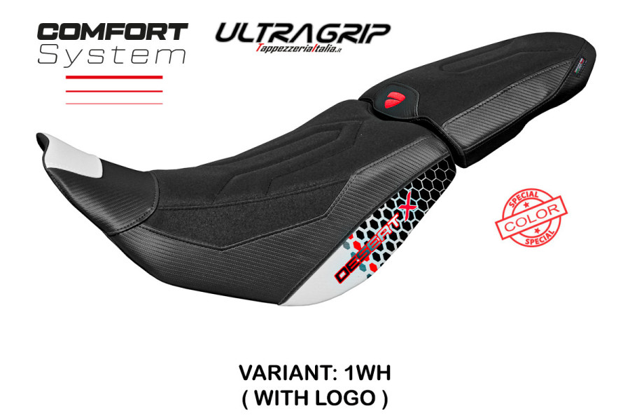 Funda de asiento compatible Ducati Desert-X (2022) modelo Thar special color ultragrip comfort system