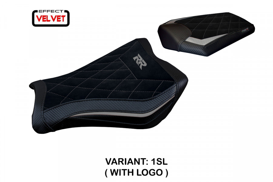 Funda de asiento compatible Honda CBR 1000 RR (08-16) modelo Janela velvet