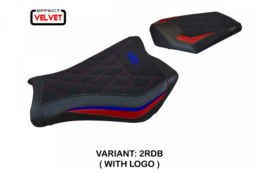 Funda de asiento compatible Honda CBR 1000 RR (08-16) modelo Janela velvet