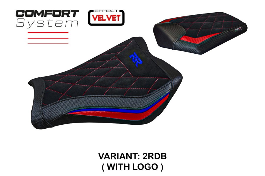 Seat cover compatible Honda CBR 1000 RR (08-16) Janela velvet comfort system model