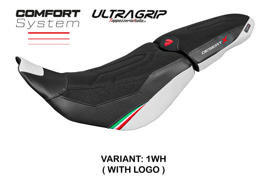 Housse de selle compatible Ducati Desert-X (2022) modèle Thar Trico ultragrip comfort system