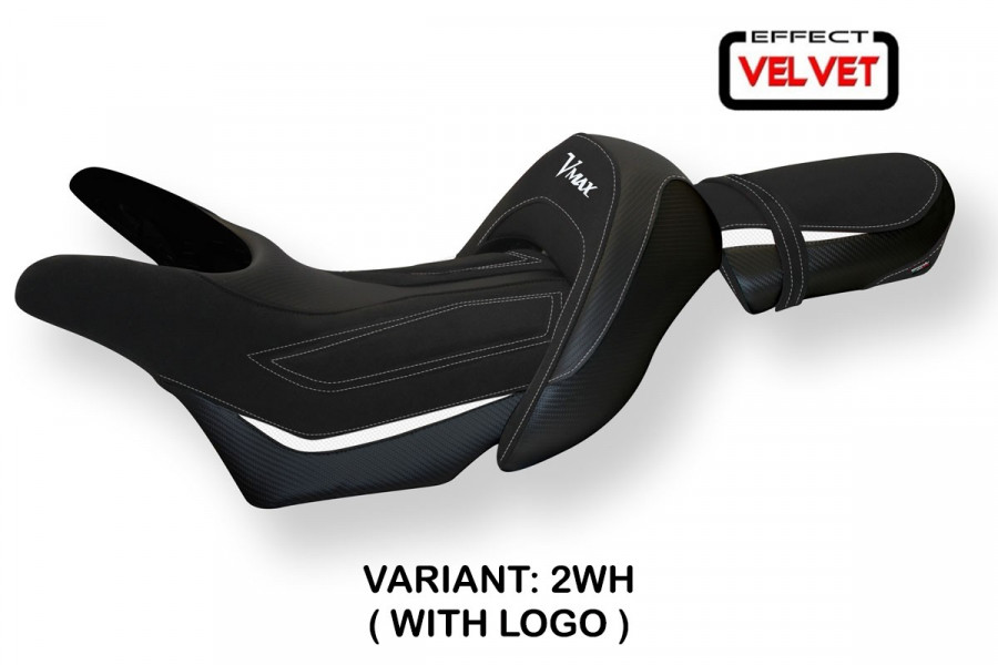 Housse de selle compatible Yamaha V-Max 1700 (08-17) modèle Odessa velvet