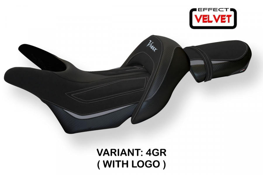 Funda de asiento compatible con Yamaha V-Max 1700 (08-17) modelo Odessa velvet