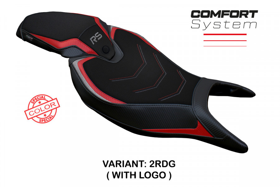 Funda de asiento compatible Triumph Speed Triple 1200 RS (2022) modelo Senna Special Color Comfort System