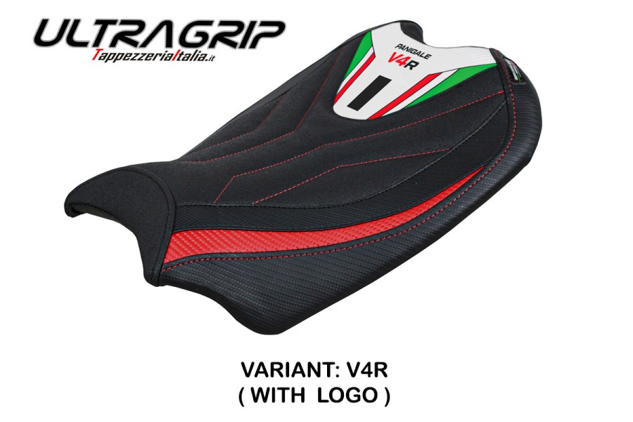 Funda de asiento compatible con Ducati Panigale V4 (18-22) modelo Coimbra ultragrip