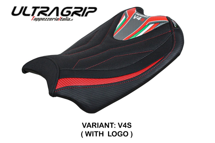 Housse de selle compatible Ducati Panigale V4 (18-22) modèle Coimbra ultragrip